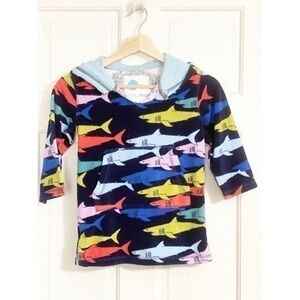 Mini Boden Shark Swim Cover Up